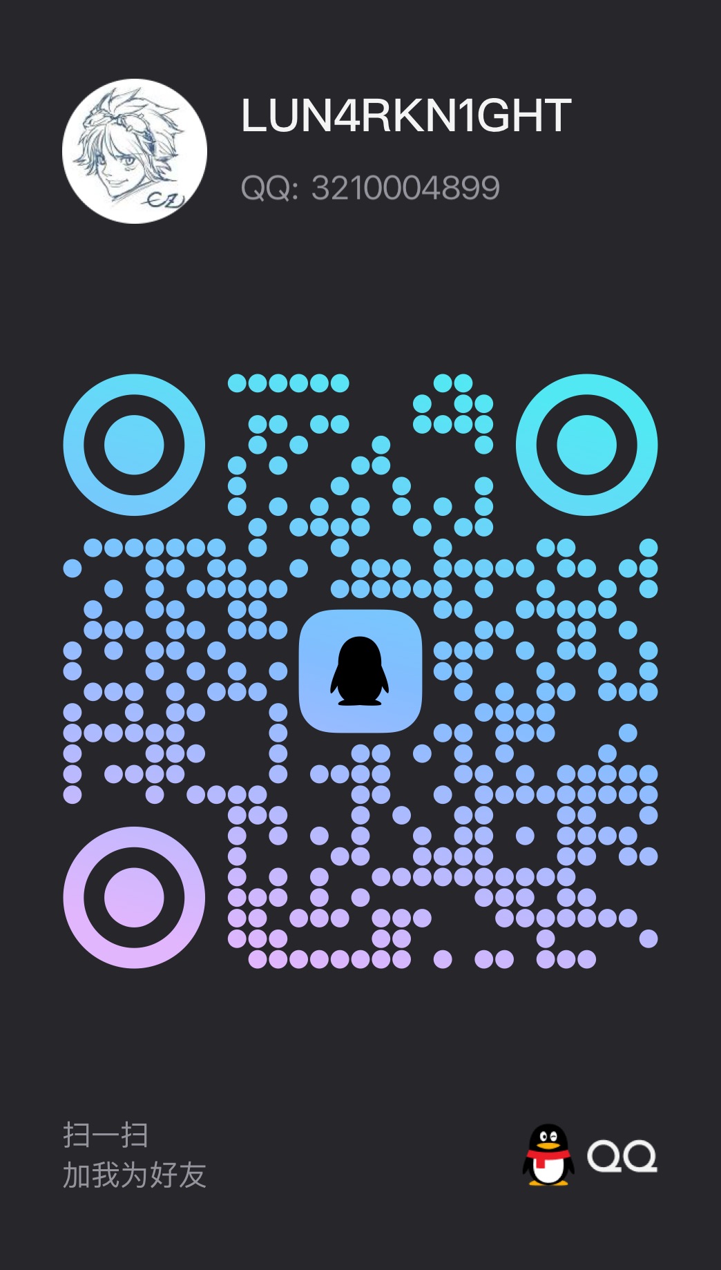 QQ contact QR code